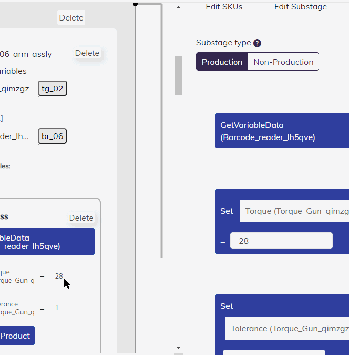 On-the-fly Parameter Changes