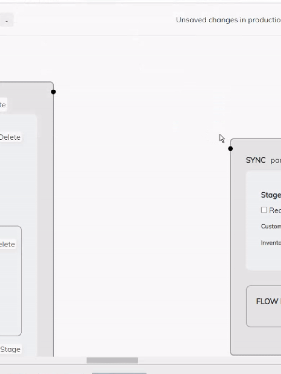 Add temporary stages